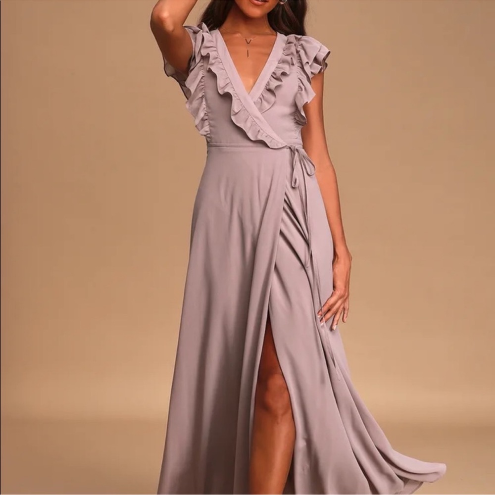 Lulu’s Ruffle Maxi Dress